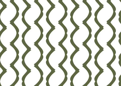 Vector texture background, seamless pattern. Hand drawn, green, white colors. Stock Illustration