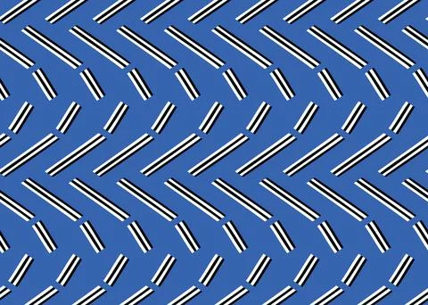 Vector texture background, seamless pattern. Hand drawn, blue, black, white c Illustrazione stock