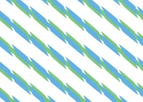 Vector texture background, seamless pattern. Hand drawn, blue, green, white c Stock Illustration