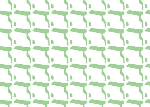 Vector texture background, seamless pattern. Hand drawn, green, white colors. Stock Illustration