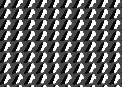 Vector texture background, seamless pattern. Hand drawn, grey, black, white c Stock Illustration