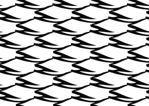 Vector texture background, seamless pattern. Hand drawn, black, white colors. Stock Illustration