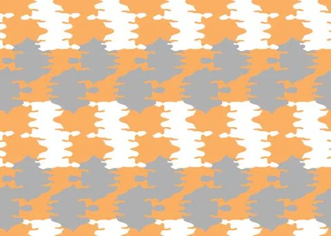Vector texture background, seamless pattern. Hand drawn, orange, grey, white  Stock Illustration