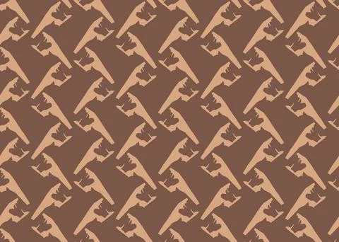 Vector texture background, seamless pattern. Hand drawn, brown colors. Stock Illustration