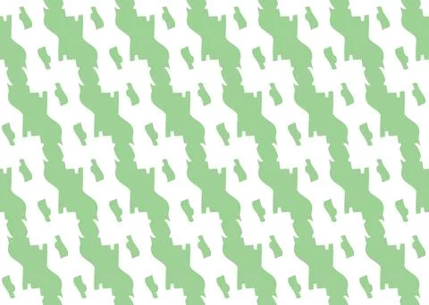 Vector texture background, seamless pattern. Hand drawn, green, white colors. Illustrazione stock