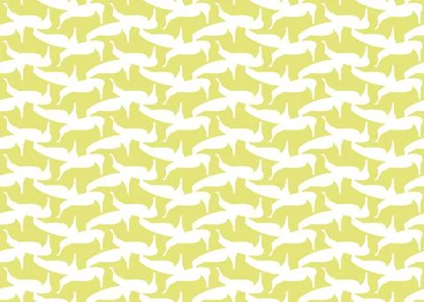 Vector texture background, seamless pattern. Hand drawn, yellow, white colors Stock Illustration