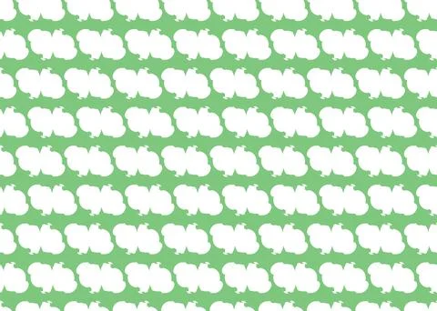 Vector texture background, seamless pattern. Hand drawn, green, white colors. Stock-Illustration