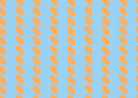 Vector texture background, seamless pattern. Hand drawn, blue, orange colors. Stock Illustration