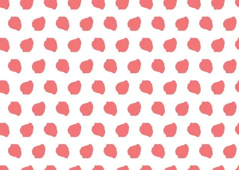 Vector texture background, seamless pattern. Hand drawn, red, white colors. Stock Illustration
