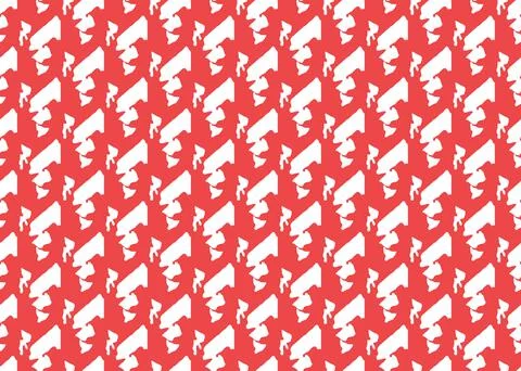 Vector texture background, seamless pattern. Hand drawn, red, white colors. Stock Illustration