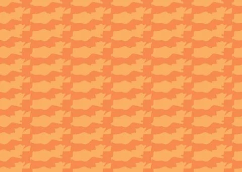 Vector texture background, seamless pattern. Hand drawn, orange colors. Illustrazione stock