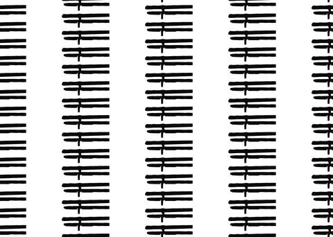 Vector texture background, seamless pattern. Hand drawn, black, white colors. Illustrazione stock