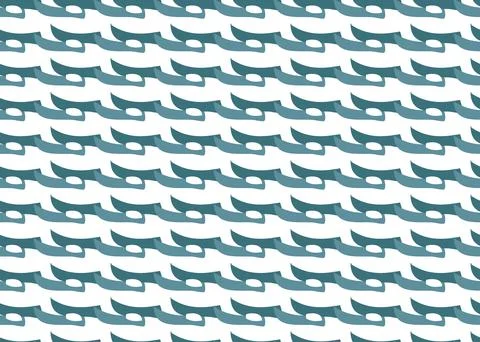 Vector texture background, seamless pattern. Hand drawn, blue, white colors. Stock Illustration