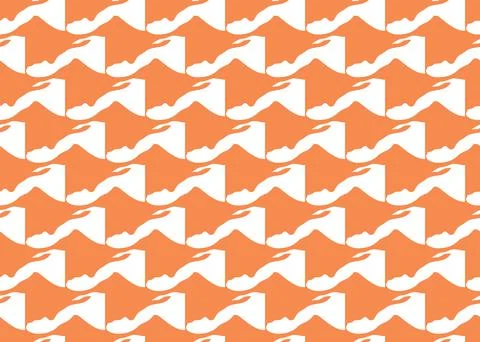 Vector texture background, seamless pattern. Hand drawn, orange, white colors Stock Illustration