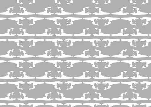 Vector texture background, seamless pattern. Hand drawn, grey, white colors. Stock Illustration