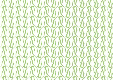 Vector texture background, seamless pattern. Hand drawn, green, white colors. Stock Illustration