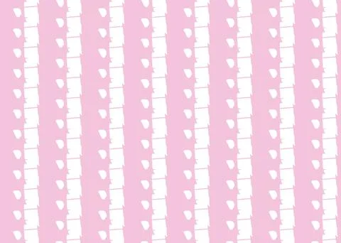 Vector texture background, seamless pattern. Hand drawn, pink, white colors. Stock Illustration