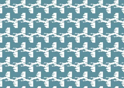 Vector texture background, seamless pattern. Hand drawn, blue, white colors. Stock Illustration