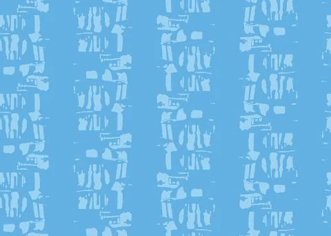 Vector texture background, seamless pattern. Hand drawn, blue colors. Stock Illustration
