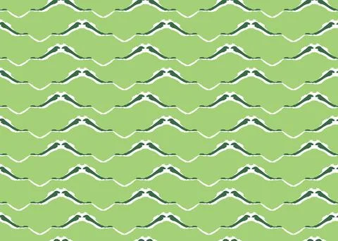 Vector texture background, seamless pattern. Hand drawn, green, white colors. Stock Illustration
