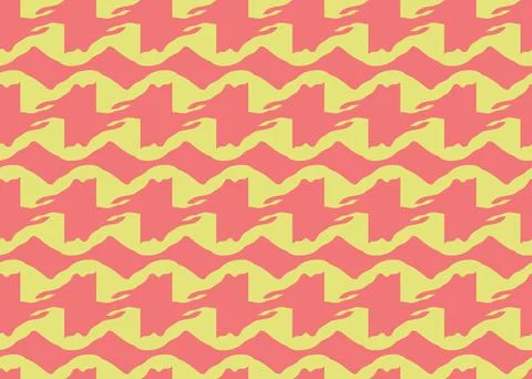 Vector texture background, seamless pattern. Hand drawn, red, yellow colors. Illustrazione stock