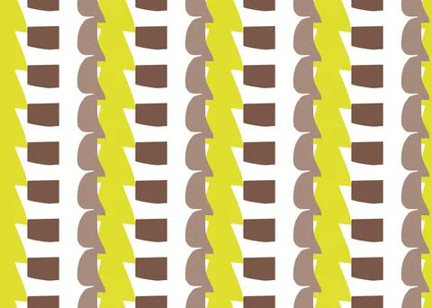 Vector texture background, seamless pattern. Hand drawn, yellow, brown, white Stock Illustration
