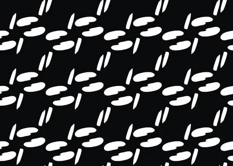 Vector texture background, seamless pattern. Hand drawn, black, white colors. Illustrazione stock