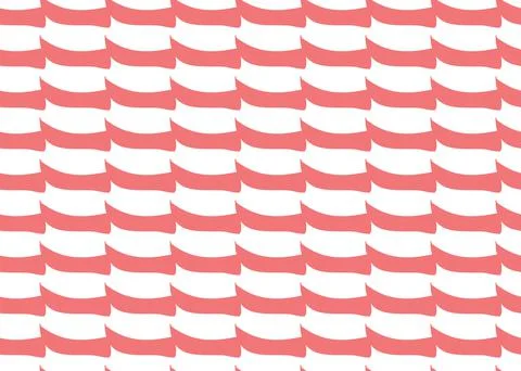 Vector texture background, seamless pattern. Hand drawn, red, white colors. Stock Illustration