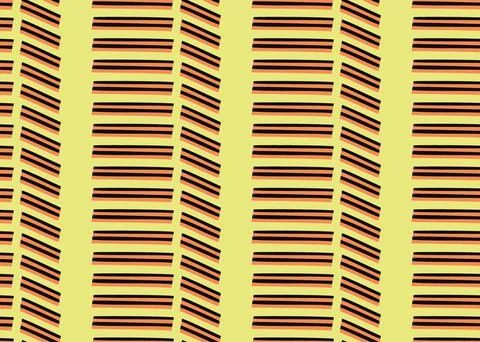 Vector texture background, seamless pattern. Hand drawn, yellow, orange, blac Stock Illustration