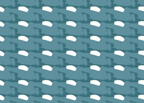 Vector texture background, seamless pattern. Hand drawn, blue, white colors. Stock Illustration