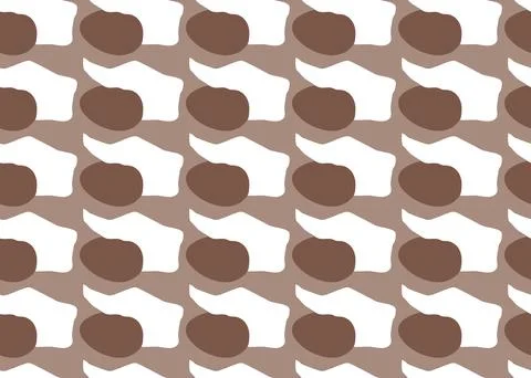 Vector texture background, seamless pattern. Hand drawn, brown, white colors. Stock Illustration