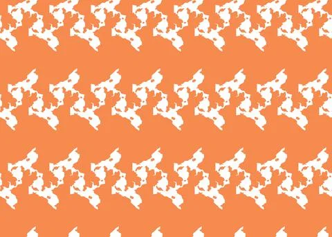 Vector texture background, seamless pattern. Hand drawn, orange, white colors Stock Illustration