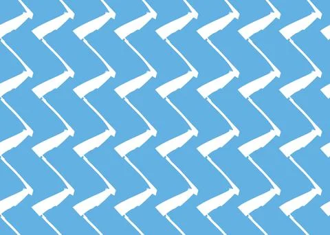 Vector texture background, seamless pattern. Hand drawn, blue, white colors. Illustrazione stock