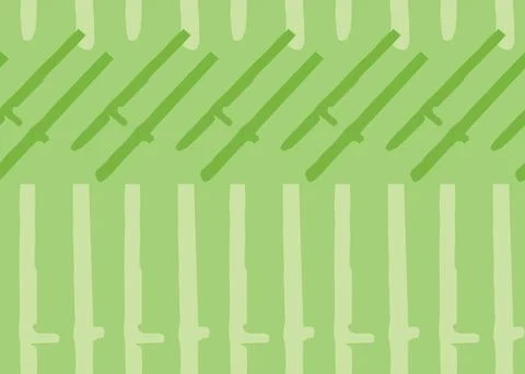 Vector texture background, seamless pattern. Hand drawn, green colors. Stock Illustration