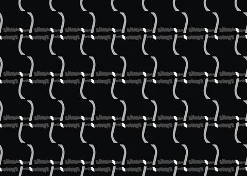 Vector texture background, seamless pattern. Hand drawn, black, grey, white c Stock Illustration