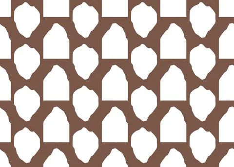 Vector texture background, seamless pattern. Hand drawn, brown, white colors. Stock Illustration