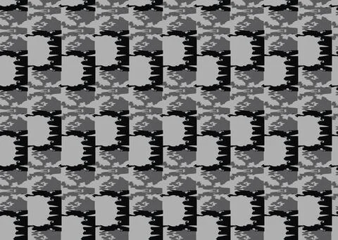 Vector texture background, seamless pattern. Hand drawn, grey, black colors. Stock Illustration