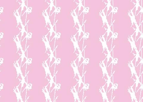 Vector texture background, seamless pattern. Hand drawn, pink, white colors. Stock Illustration
