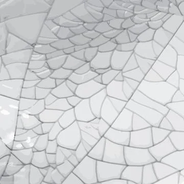 Vector texture ceramic surface with a grid of scratches for the design of a s Stock Illustration