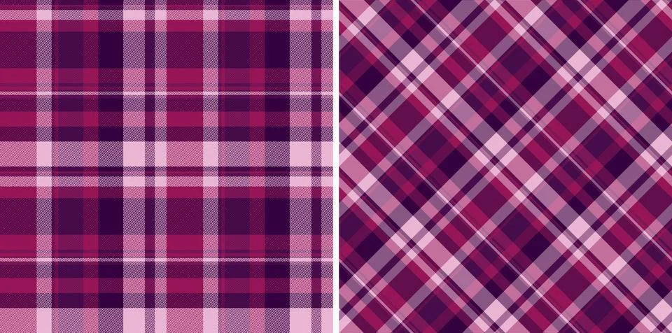 Vector texture check of background pattern seamless with a plaid tartan tex.. Stockillustratie