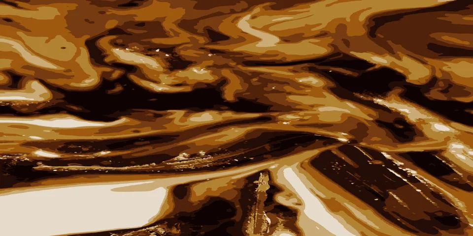 Vector texture of chocolate caramel cream. Vector illustration Stock Illustration