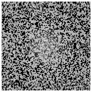 Vector texture-circles and rings Illustrazione stock