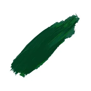 Vector texture design with acrylic paint with a green brush stroke. Artistic  Stock Illustration
