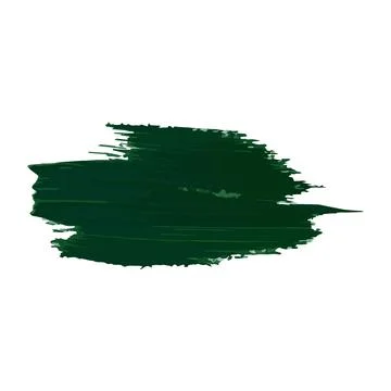 Vector texture design with acrylic paint with a green brush stroke. Artistic  Stock Illustration
