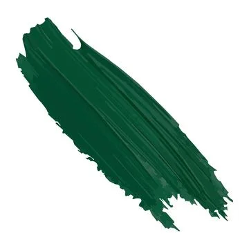 Vector texture design with acrylic paint with a green brush stroke. Artistic  Stock Illustration