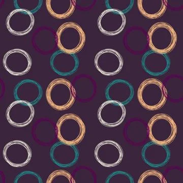 Vector texture with disks pattern. Stock Illustration