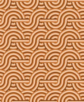 Vector texture. Element of intertwined iron rods. Braided cable vector seamle 스톡 일러스트