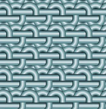 Vector texture. Element of intertwined iron rods. Braided cable vector seamle 스톡 일러스트