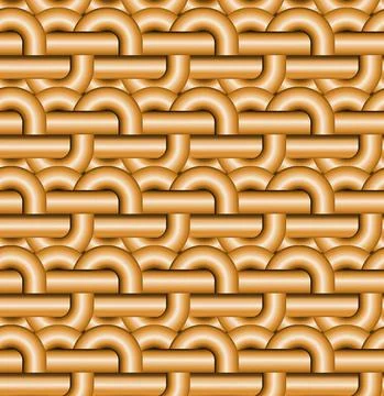 Vector texture. Element of intertwined iron rods. Braided cable vector seamle 스톡 일러스트