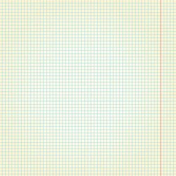 Vector texture exercise book in a cell Illustrazione stock